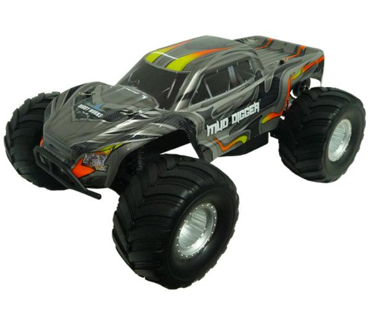 remote control car in mud