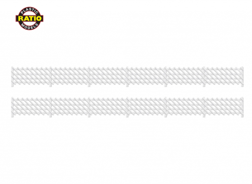 Ratio OO/HO Scale LMS Station Fencing White RA426 Somerset Models