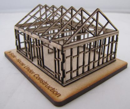 SM012 - N Scale - Laser Cut "The House Under Construction"