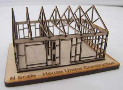 SM012 - N Scale - Laser Cut "The House Under Construction"