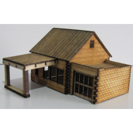 SM017 - N Scale - Laser Cut "The Service Station"