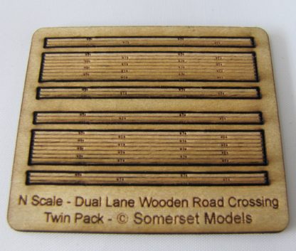 SM027 - N Scale - Laser Cut "Dual Lane Road Crossing"