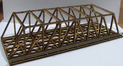 SM1051 - HO Scale - Laser Cut "Dual Truss Bridge"