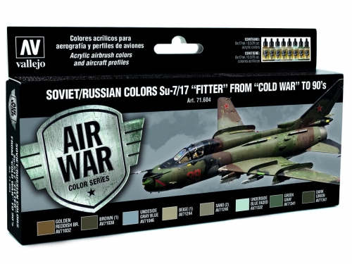 Vallejo Airbrush Paint Set - USAF Colors WWII to Present