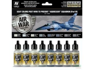 Acrylic colors set for Airbrush Vallejo Model Air Set 71604 Soviet /  Russian colors Su-7/17 Fitter