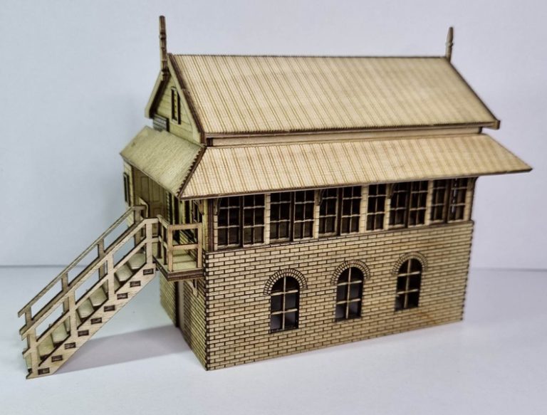 Trackside Models SM1079 HO Scale Laser Cut "The Signal box