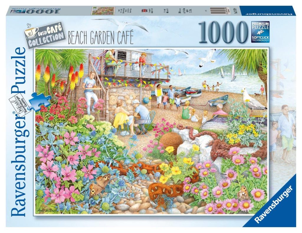 Ravensburger 1000pc Jigsaw Puzzle Beach Garden Cafe 174799