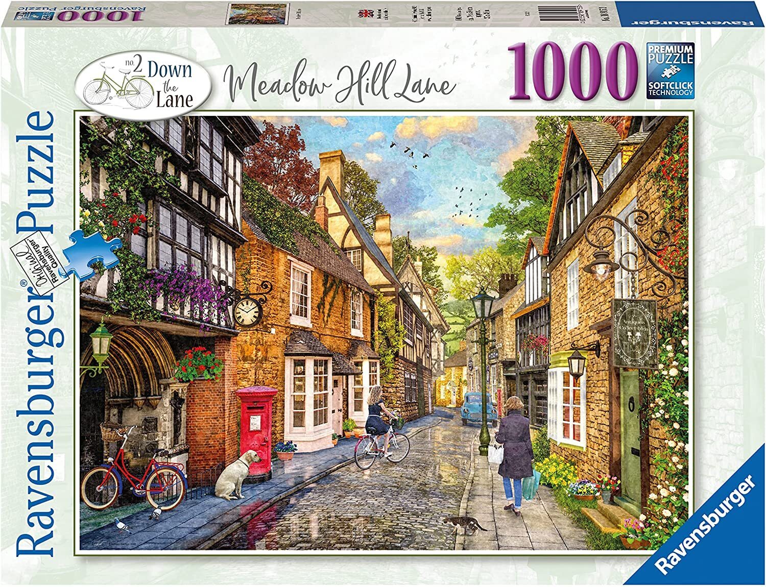 Ravensburger 1000pc Jigsaw Puzzle - Meadow Hill Lane - 169153 ...