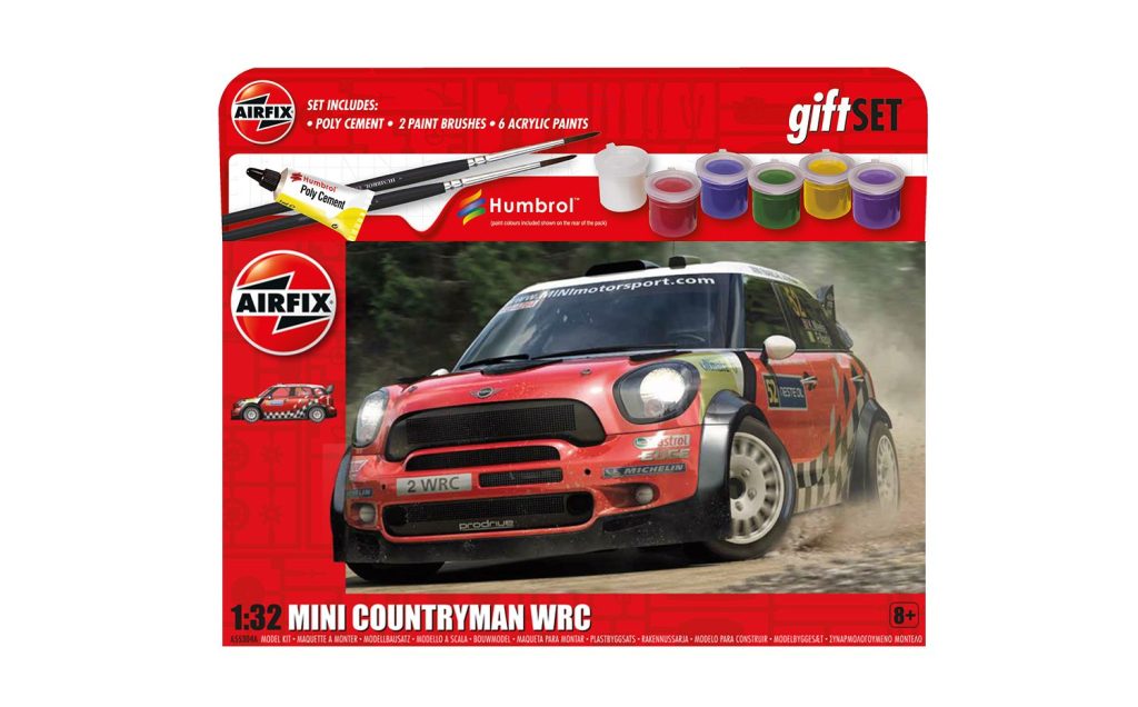 Airfix 1/32 Scale Mini Countryman WRC Model Set - A55304A - Somerset Models