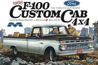 1/25th Scale Moebius 1966 Ford F100 Custom Cab Plastic Model Kit