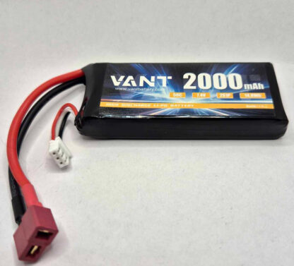 2S Lipo 7.4v 2000mAh Battery Deans Plug