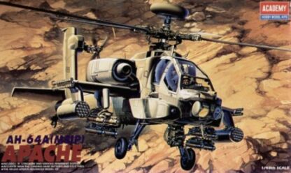 1/48 AH-A64 Apache Helicopter Academy Plastic Kit (12262)