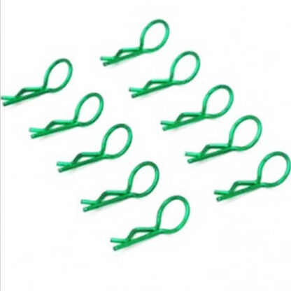 Body Pins Green 1/10th 10pcs - HDT-EL01004C5