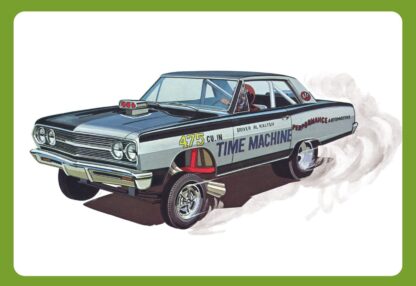 1/25 Scale 1965 Chevy Chevelle AWB "Time Machine" AMT Model Kit - AMT1302