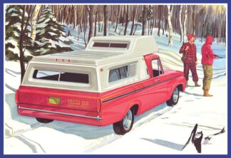 1/25 Scale 1963 Ford F100 Camper AMT Model Kit - AMT1412/12