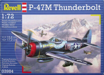 1/72 Scale P-47M Thunderbolt Revell Plastic Model Kit - 3984