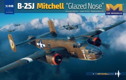 1/48 Scale B-25J Mitchell "Glazed Nose" HK Models - HKM-01F008