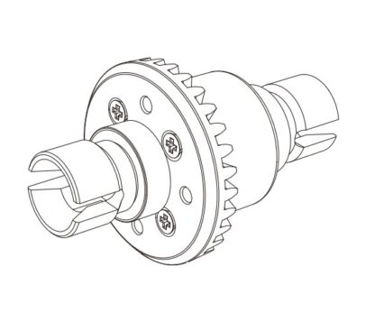 Metal Gears Diff Assembly Upgrade MJX - 16420G