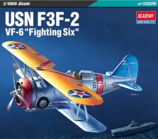 1/48 Scale USN F3F-2 VF-6 "Fighting Six" Academy - 12326