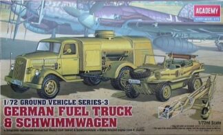 1/72 Scale German Fuel Truck & Schwimmwagen Academy - 13401