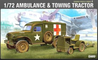 1/72 Scale US Ambulance & Towing Tractor Academy - 13403