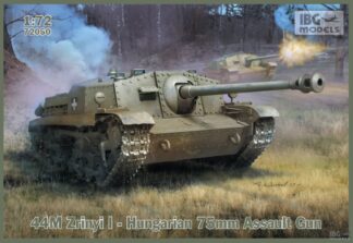 1/72 Scale 40 M Zrinyi I 75mm Assault Gun IBG Models - 72050