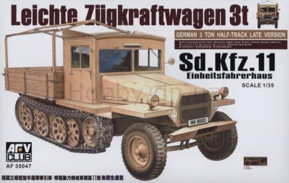 1/35 Scale SD.Kfz 11 3 Ton Half Track AFV Club - AF35047