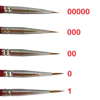 #0 Synthetic Detail Brush - IckySticky - 14003