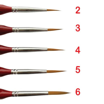 #6 Synthetic Detail Brush - IckySticky - 14023