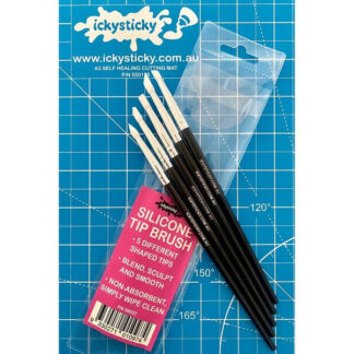 5 x Silicone Tip Brush Set - IckySticky - 560327
