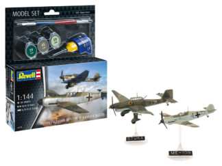 1/144 Scale Messerschmitt Bf109E & Junkers Ju87B SET - Revell - 63770