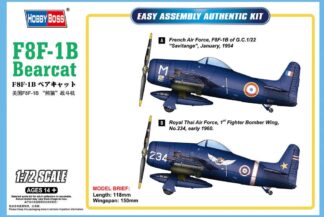 1/72 Scale F8F-1B Bearcat Hobby Boss - 87268