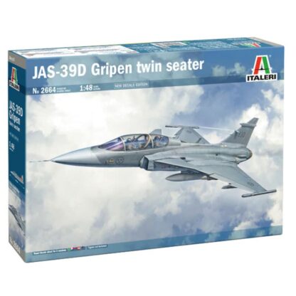 1/48 Scale JAS-39D Gripen Twin Seater Italeri - 2664