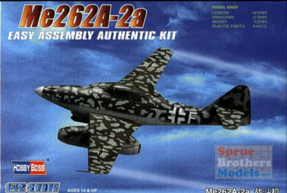 1/72 Scale Me262 A-2a Hobby Boss - 80248