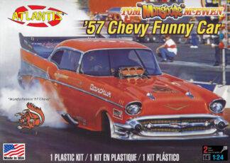 1/25th Scale Tom McEwen "Mongoose" 57 Chevy Funny Car Atlantis Models - H7172